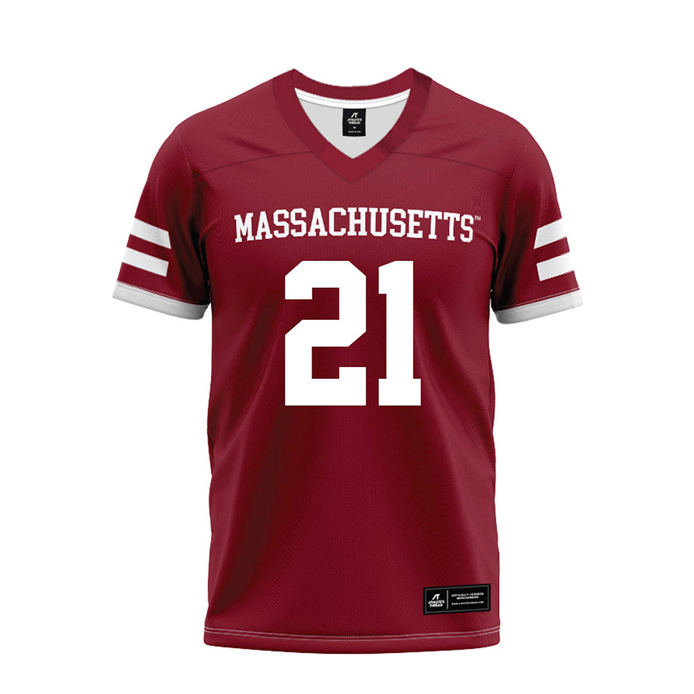 UMass - NCAA Football : Jeremiah Mcgill - Premium Football Jersey-0