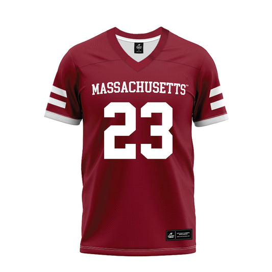 UMass - NCAA Football : Elijah Faulkner - Premium Football Jersey-0