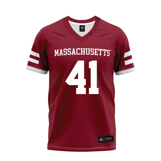 UMass - NCAA Football : Grant Mills - Premium Football Jersey-0