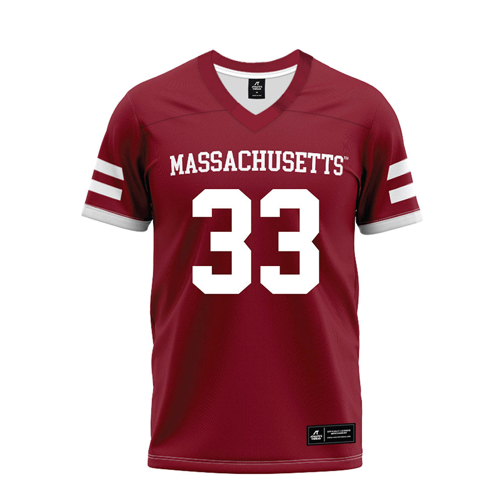 UMass - NCAA Football : Seamus McIntyre - Premium Football Jersey-0