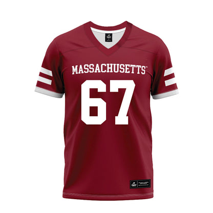 UMass - NCAA Football : Willian McNamara - Premium Football Jersey-0