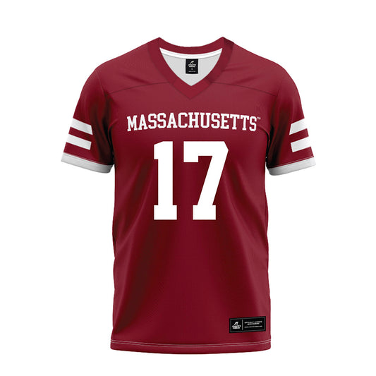 UMass - NCAA Football : Zachary Betts - Premium Football Jersey-0