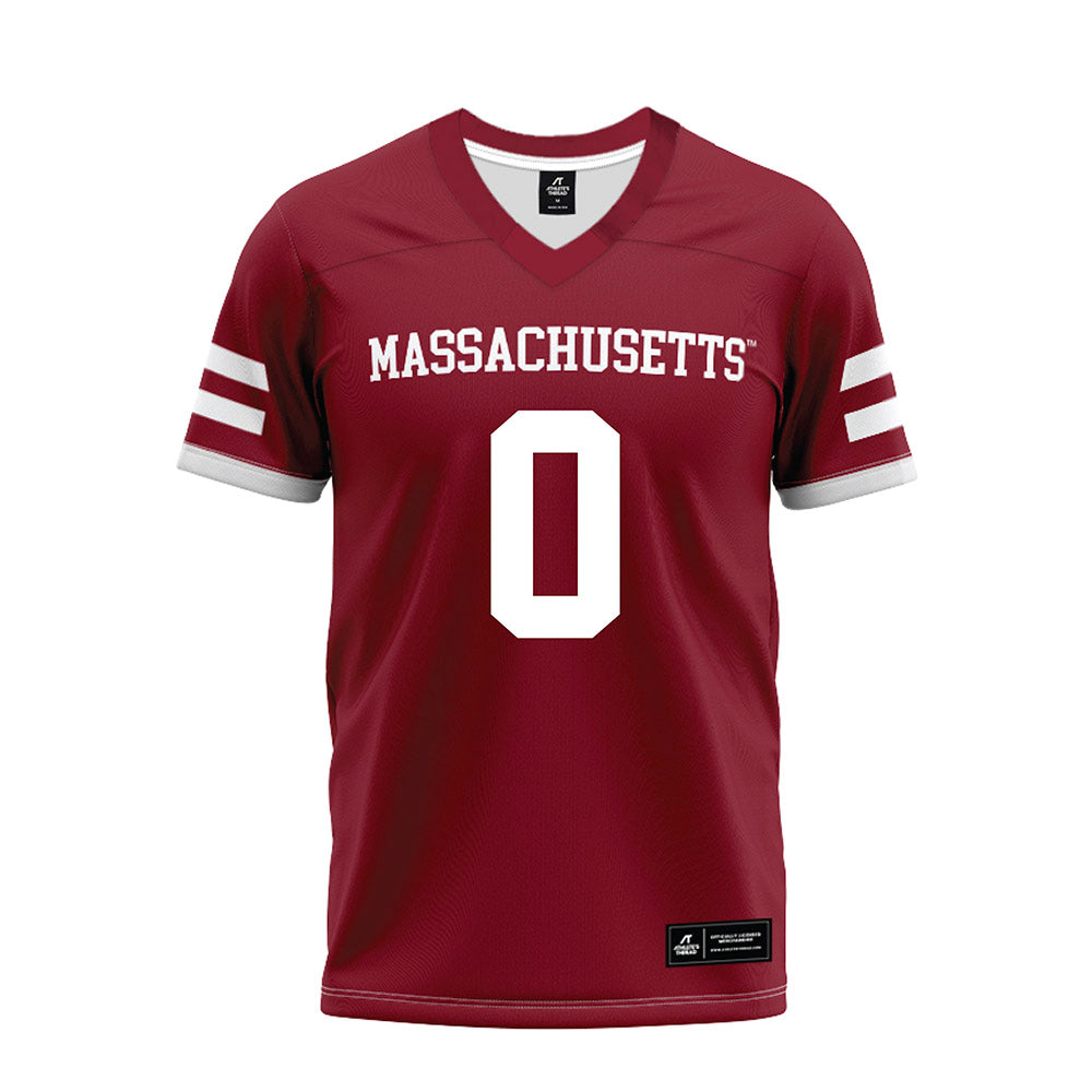 UMass - NCAA Football : Jordan Washington - Premium Football Jersey-0