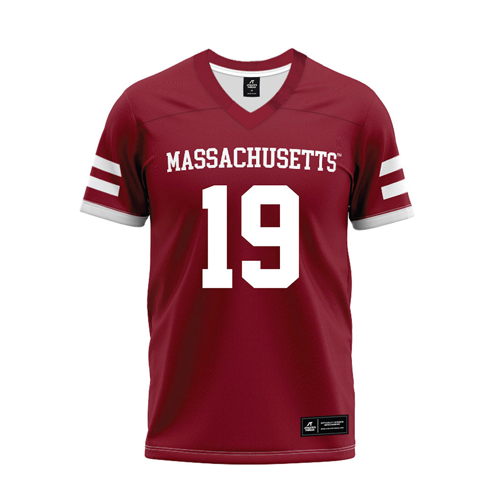UMass - NCAA Football : David Chiavegato - Premium Football Jersey-0