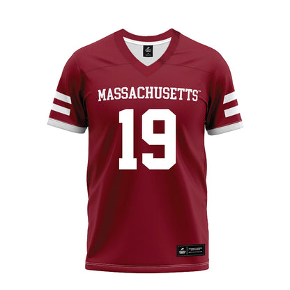 UMass - NCAA Football : David Chiavegato - Premium Football Jersey-0