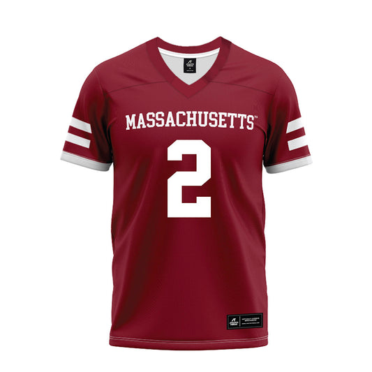 UMass - NCAA Football : Joshua Nobles - Premium Football Jersey-0