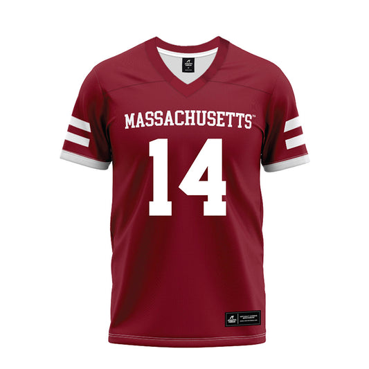 UMass - NCAA Football : Ryan Barnes - Premium Football Jersey-0