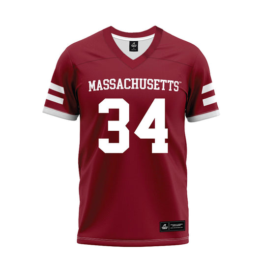 UMass - NCAA Football : Payton Andrade - Premium Football Jersey-0