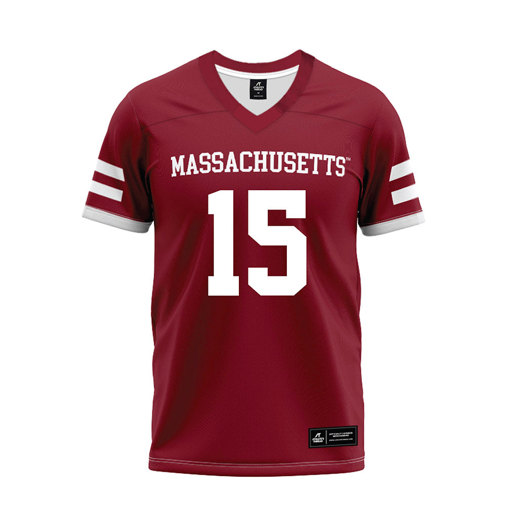UMass - NCAA Football : Tavian Dashiell - Premium Football Jersey-0