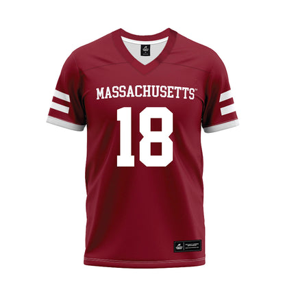 UMass - NCAA Football : Dinos Drossos - Premium Football Jersey-0