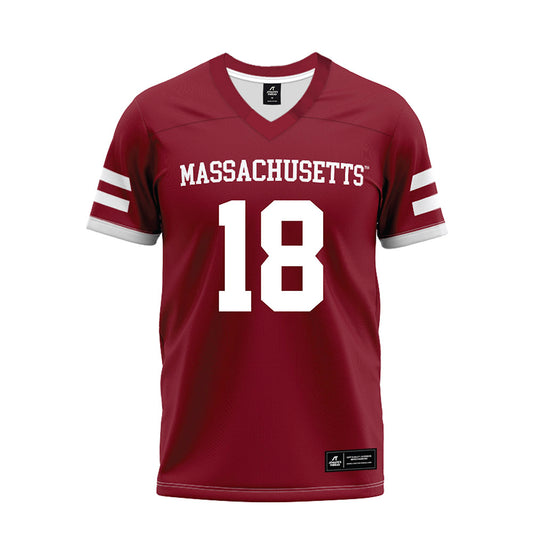 UMass - NCAA Football : Dinos Drossos - Premium Football Jersey-0