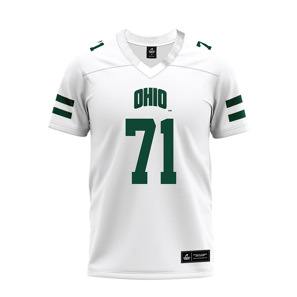Ohio - NCAA Football : Cassius Hulbert - White Premium Football Jersey-0