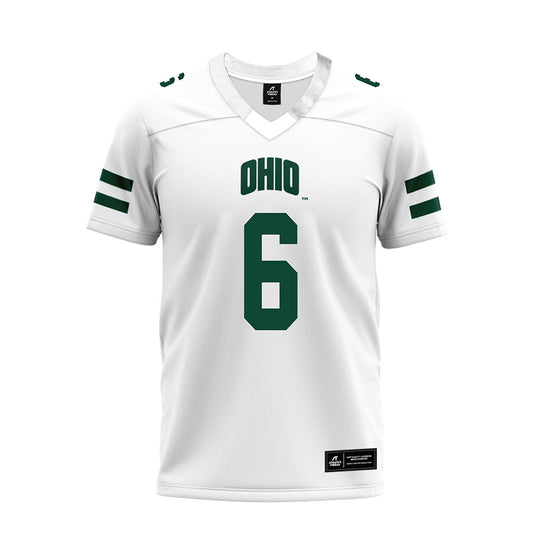 Ohio - NCAA Football : Duncan Brune - White Premium Football Jersey-0