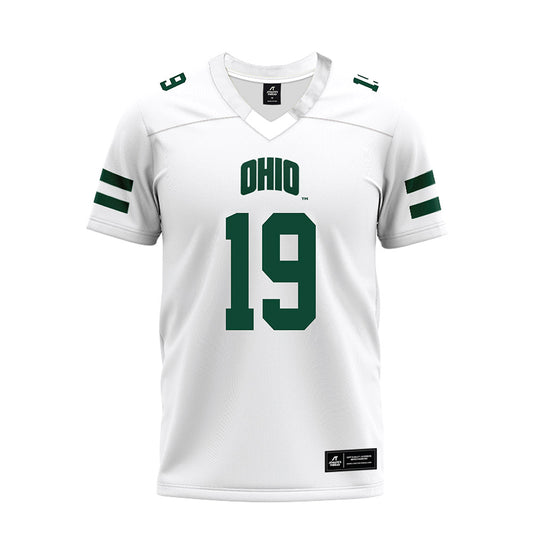Ohio - NCAA Football : Dom Dorwart - White Premium Football Jersey-0