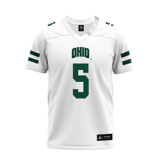 Ohio - NCAA Football : Kelly Sejour - White Premium Football Jersey-0