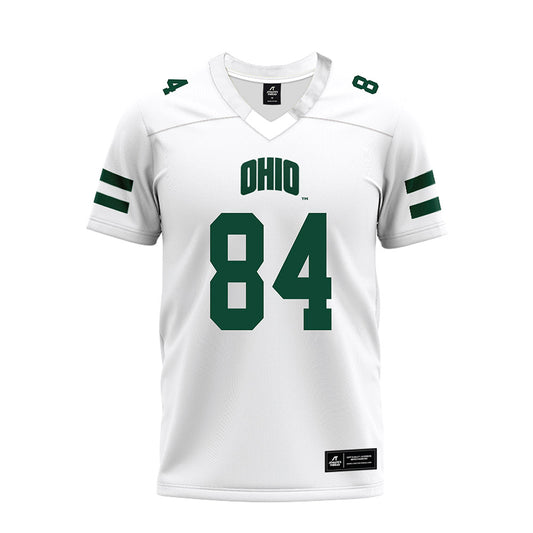 Ohio - NCAA Football : AJ Miller - White Premium Football Jersey-0