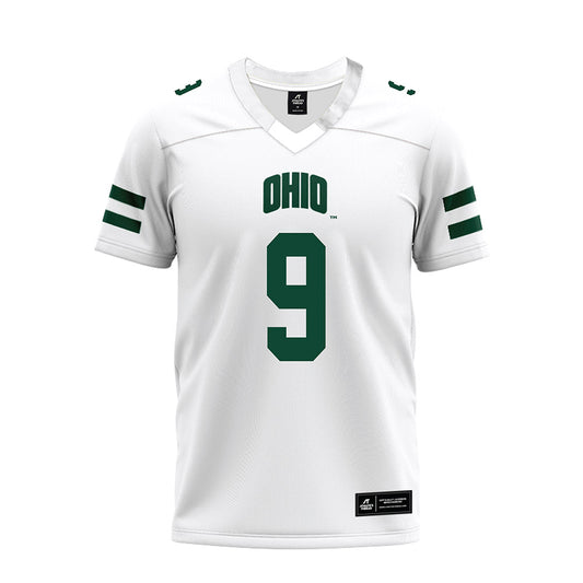 Ohio - NCAA Football : Matt Vezza - White Premium Football Jersey-0