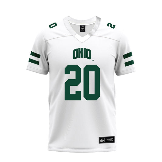 Ohio - NCAA Football : Rashad Perry - White Premium Football Jersey-0