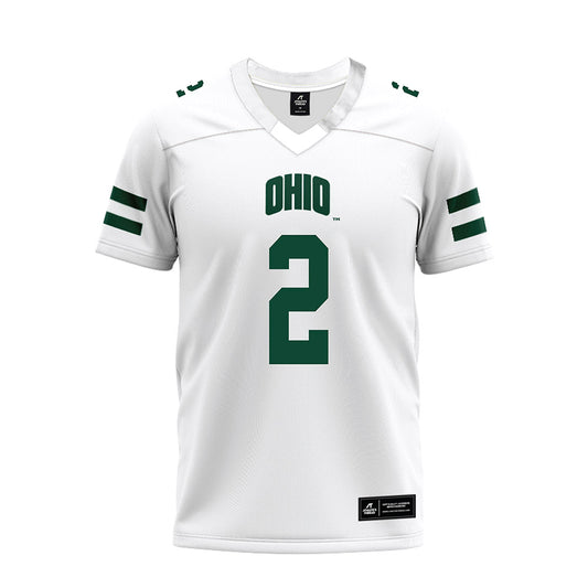 Ohio - NCAA Football : Khamani Debrow - White Premium Football Jersey-0