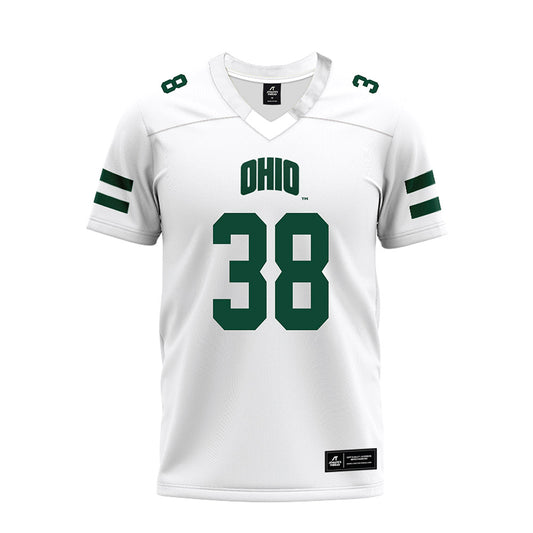Ohio - NCAA Football : Dominic Konopka - White Premium Football Jersey-0