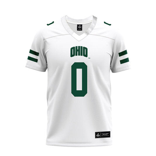Ohio - NCAA Football : Nehemiah Dukes - White Premium Football Jersey-0