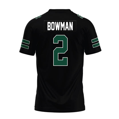 Ohio - NCAA Football : Preston Bowman - Black Premium Football Jersey-1