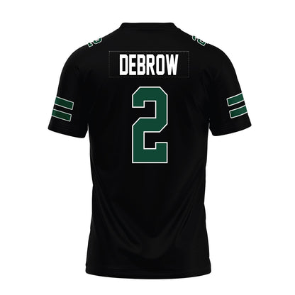 Ohio - NCAA Football : Khamani Debrow - Black Premium Football Jersey-1