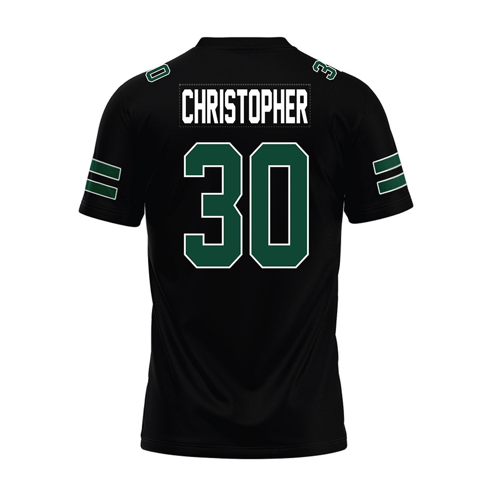 Ohio - NCAA Football : Charlie Christopher - Black Premium Football Jersey-1
