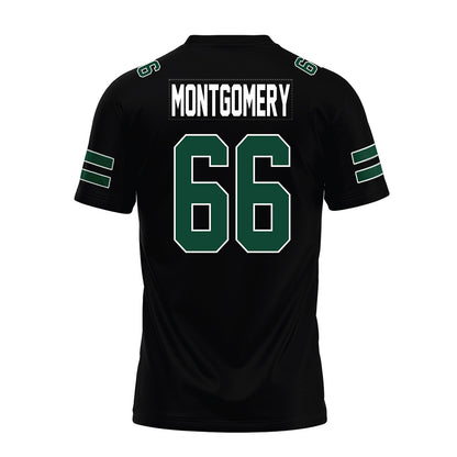 Ohio - NCAA Football : Michael Montgomery - Black Premium Football Jersey-1