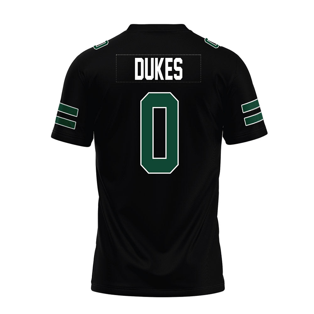 Ohio - NCAA Football : Nehemiah Dukes - Black Premium Football Jersey-1