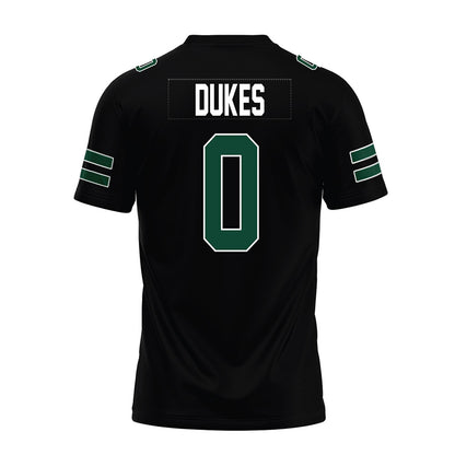 Ohio - NCAA Football : Nehemiah Dukes - Black Premium Football Jersey-1