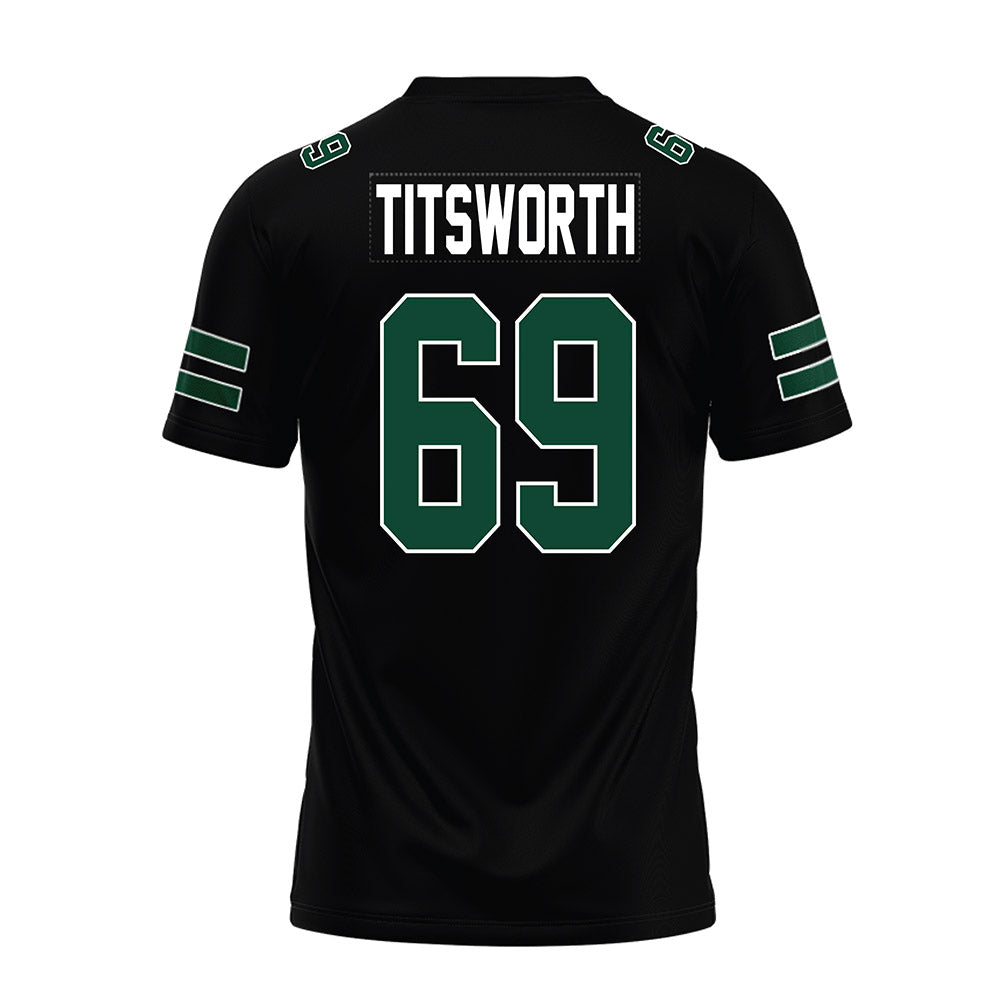 Ohio - NCAA Football Legends : Parker Titsworth - Black Premium Football Jersey-1