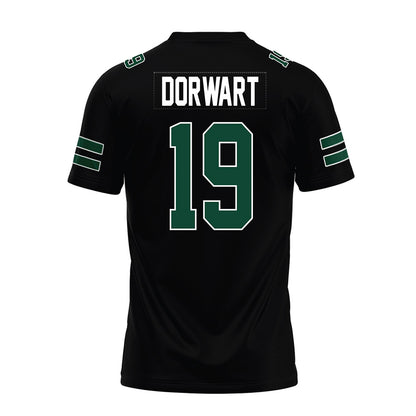 Ohio - NCAA Football : Dom Dorwart - Black Premium Football Jersey-1