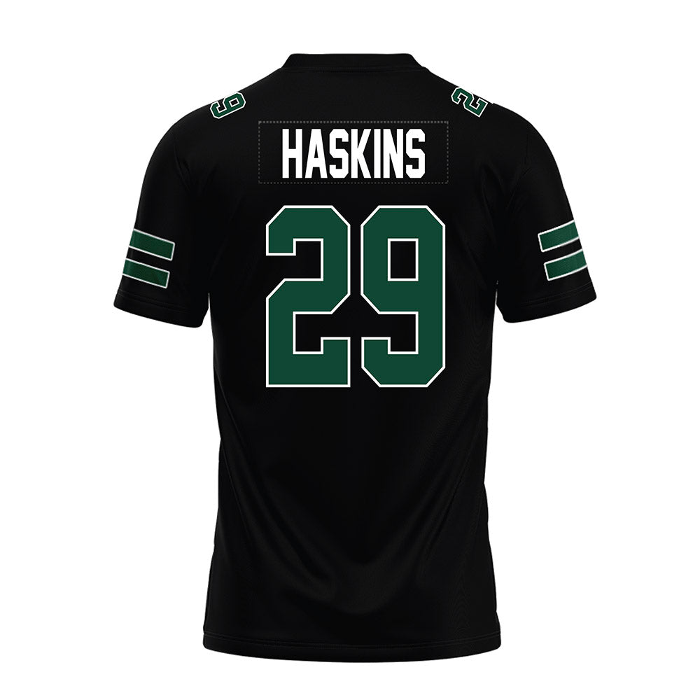 Ohio - NCAA Football : JT Haskins - Black Premium Football Jersey-1