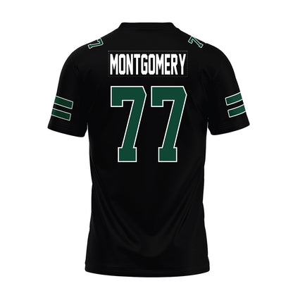Ohio - NCAA Football : Mike Montgomery - Black Premium Football Jersey-1
