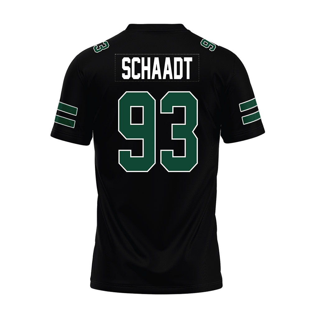 Ohio - NCAA Football : Owen Schaadt - Black Premium Football Jersey-1