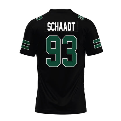 Ohio - NCAA Football : Owen Schaadt - Black Premium Football Jersey-1