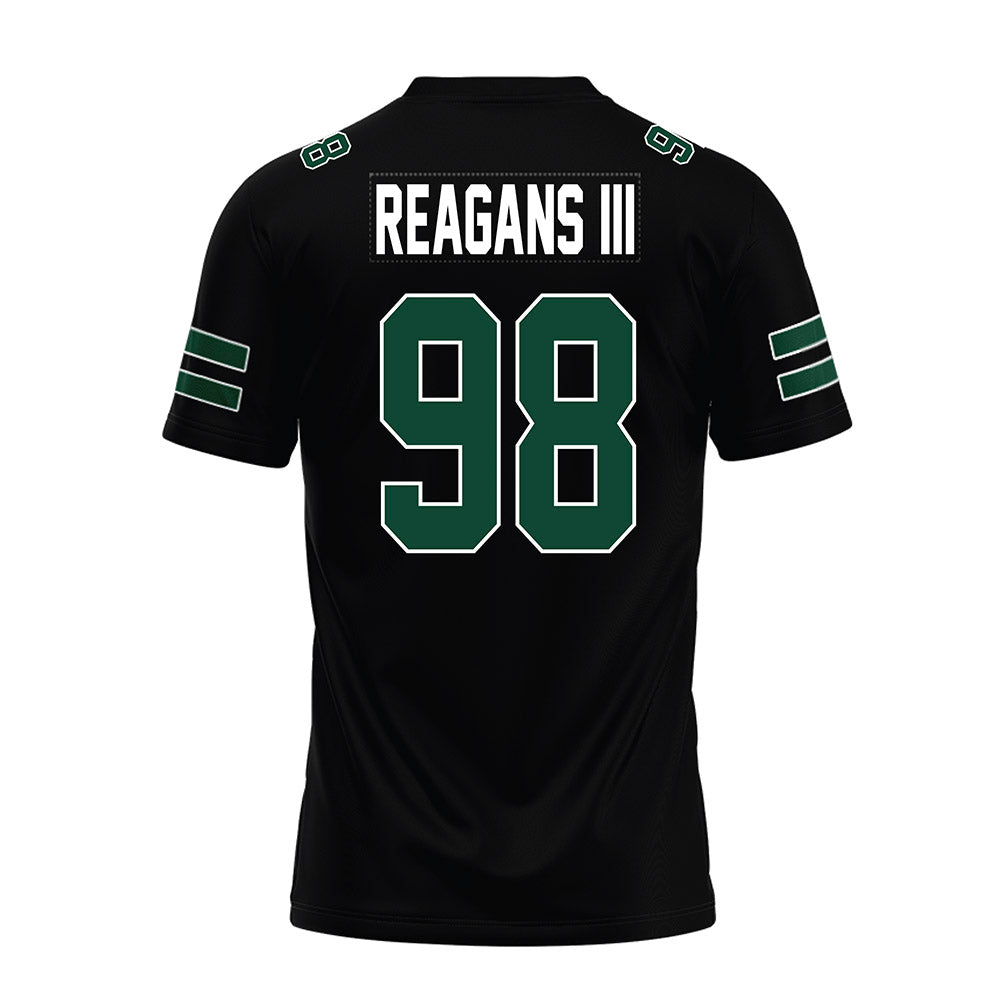 Ohio - NCAA Football : Derek Reagans III - Black Premium Football Jersey-1