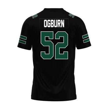 Ohio - NCAA Football : Nolan Ogburn - Black Premium Football Jersey-1