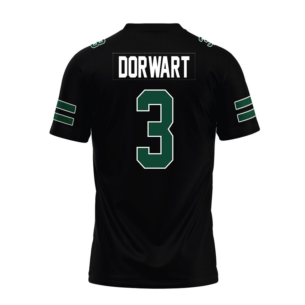 Ohio - NCAA Football : Dom Dorwart - Black Premium Football Jersey-1