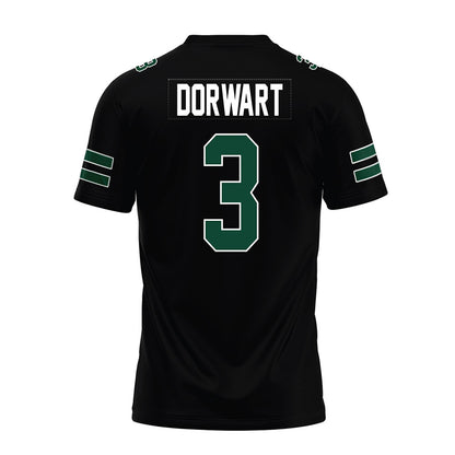 Ohio - NCAA Football : Dom Dorwart - Black Premium Football Jersey-1