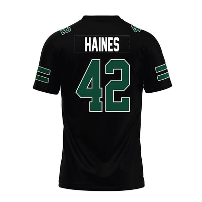 Ohio - NCAA Football : Magnus Haines - Black Premium Football Jersey-1