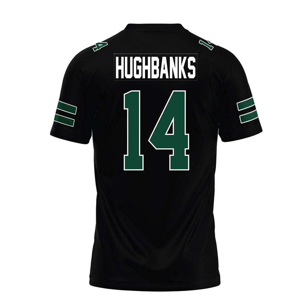 Ohio - NCAA Football : Marcus Hughbanks - Black Premium Football Jersey-1