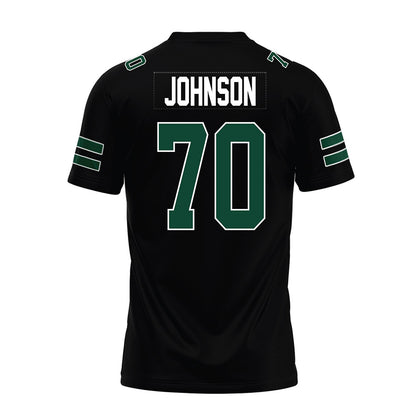 Ohio - NCAA Football : Joshua Johnson - Black Premium Football Jersey-1