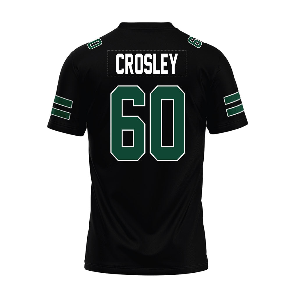 Ohio - NCAA Football : Colton Crosley - Black Premium Football Jersey-1