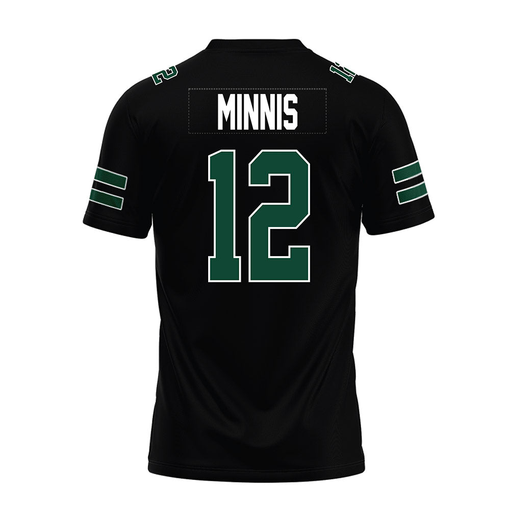 Ohio - NCAA Football : Jermaine Minnis - Black Premium Football Jersey-1