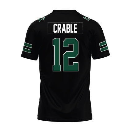 Ohio - NCAA Football : Jayvian Crable - Black Premium Football Jersey-1