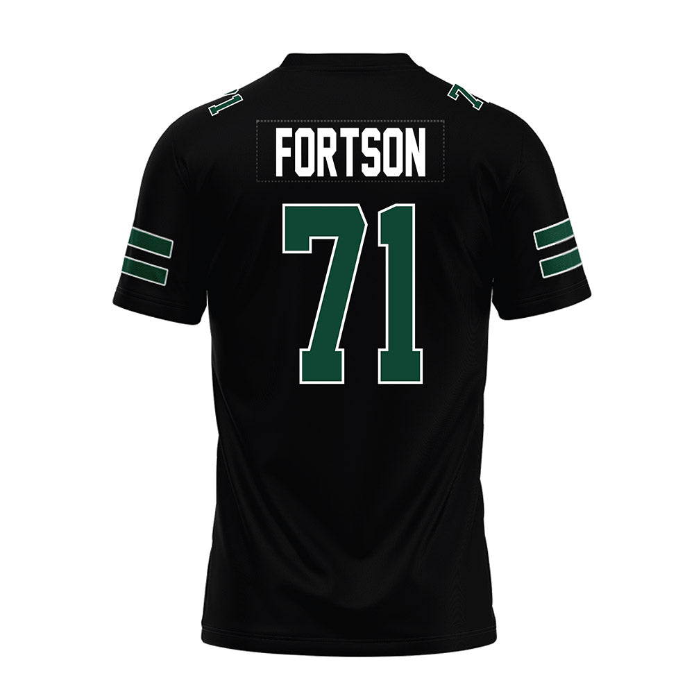 Ohio - NCAA Football : Danny Fortson - Black Premium Football Jersey-1