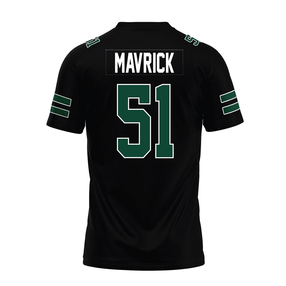 Ohio - NCAA Football : Job Mavrick - Black Premium Football Jersey-1