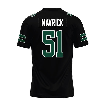 Ohio - NCAA Football : Job Mavrick - Black Premium Football Jersey-1